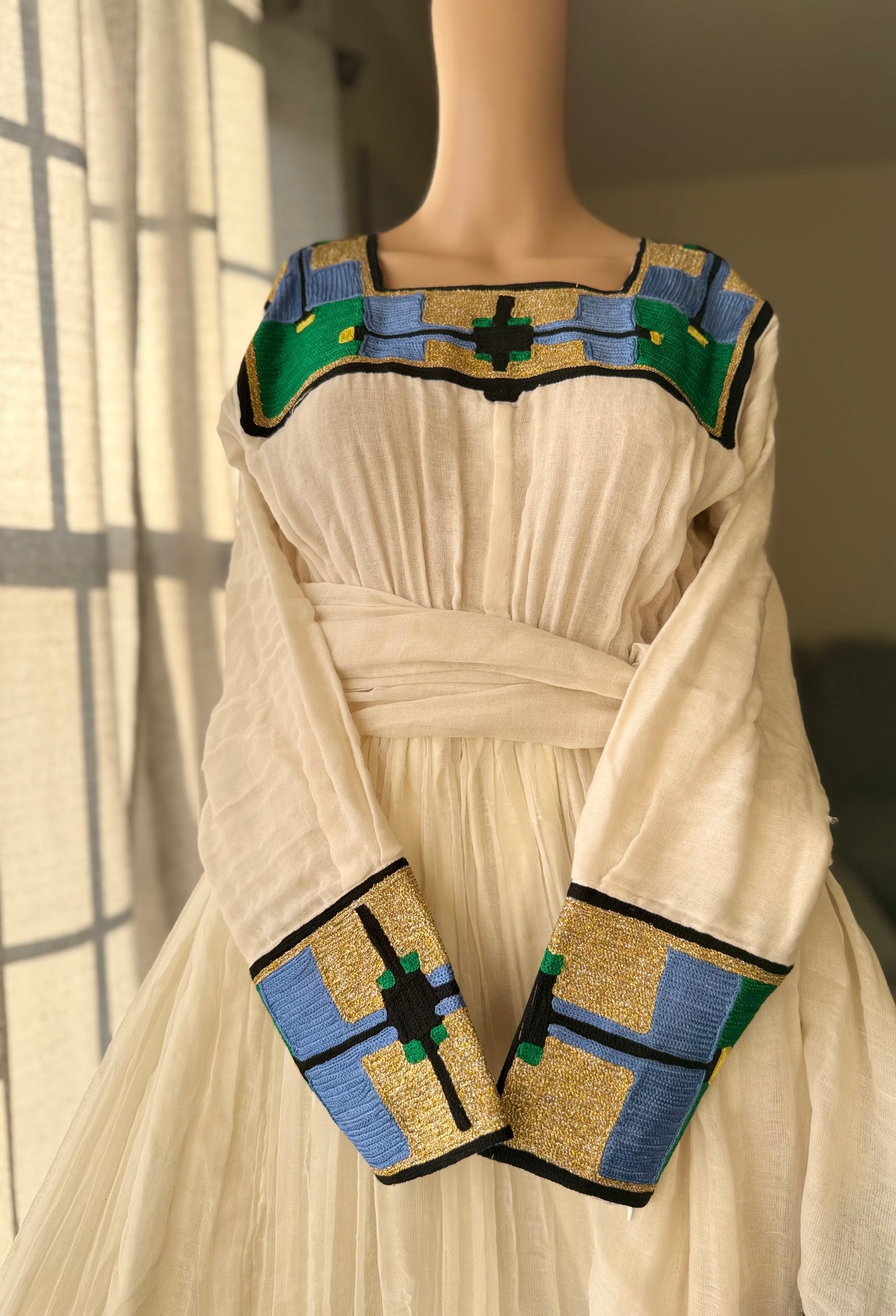 Elegant Ethiopian and Eritrean Traditional Dress - Handmade Cultural Wear