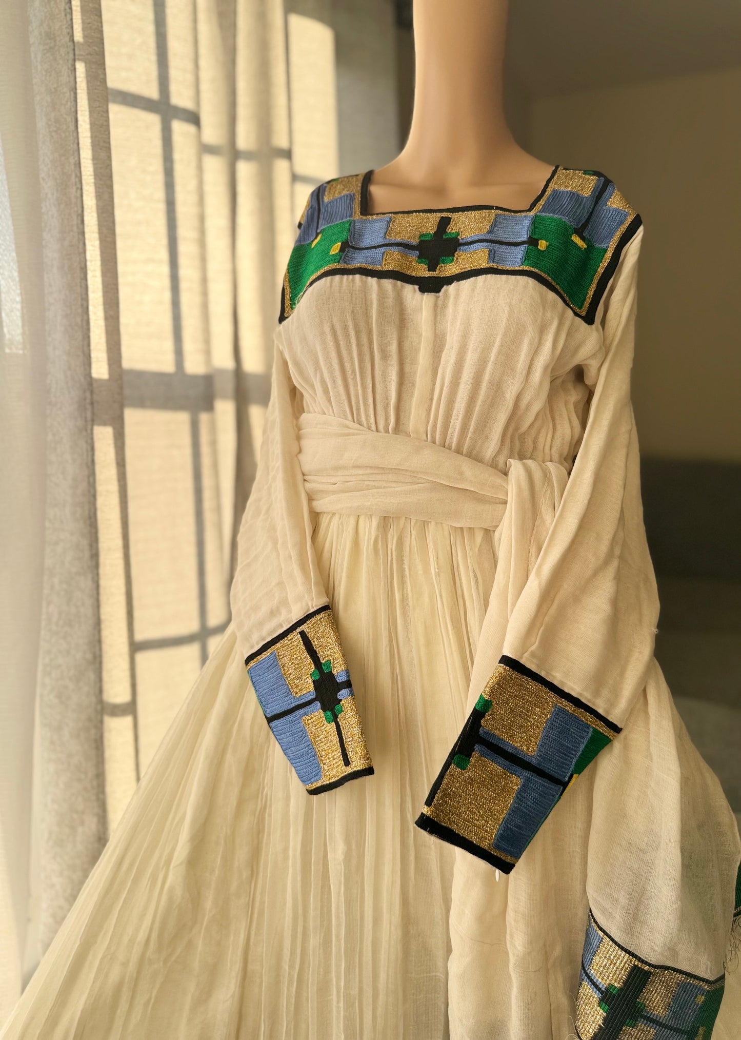 Elegant Ethiopian and Eritrean Traditional Dress - Handmade Cultural Wear